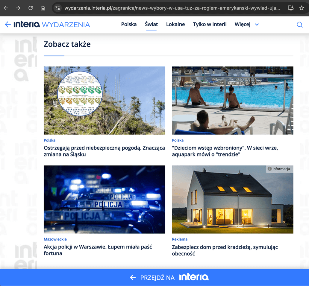 Simon interia Wydarzenia