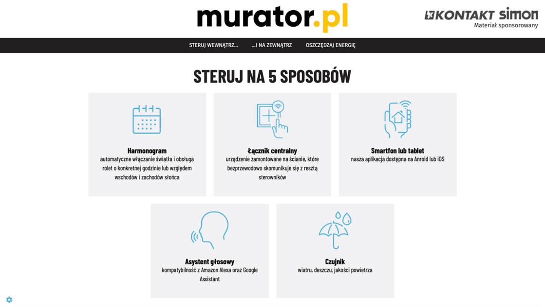 SIMON - Murator strona www